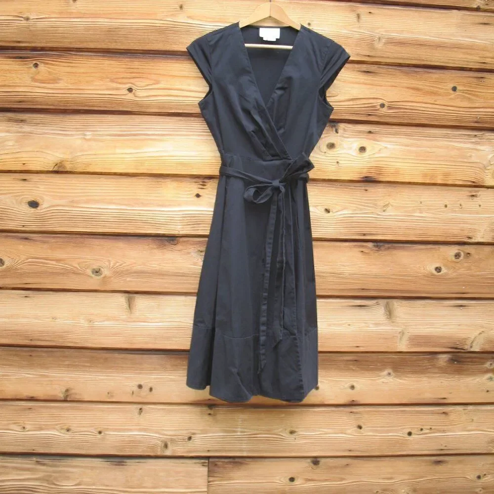 Kate Spade Stretch Cotton Wrap Dress